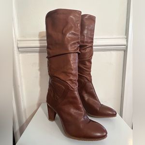 Amazing brown leather Diesel boots